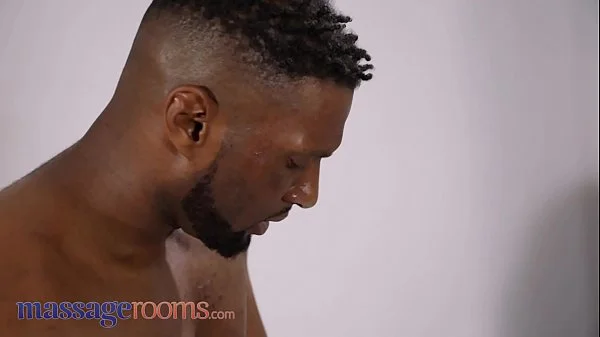 Massage Rooms Black stud gives Indian babe Marina Maya huge facial